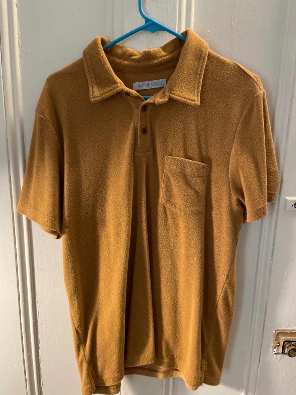 Outerknown terry cloth polo shirt